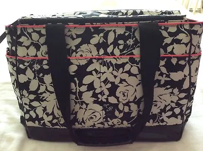 £135 • Buy Lulu Guiness Baby Changing Bag Footmuff Parasol 'Bed Of Roses' Bundle Maclaren