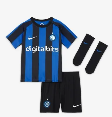 Baby/Toddler Nike Football Kit Inter Milan 2022/23 Home Kit 6-9months • $37.29