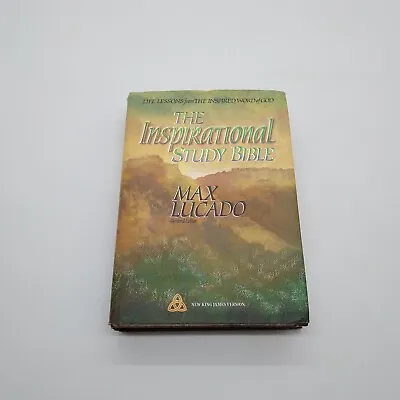 The Inspirational Study Bible Max Lucado Editor New King James Version Hardcover • $12