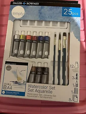 Daler Rowney Simply 25 Piece Watercolour Set • £7.99