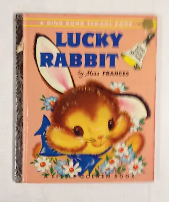 Vintage LUCKY RABBIT By Miss Frances 1955 Rand McNally Ding Dong School Book • $10