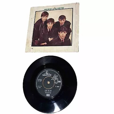 The Beatles Love Me Do. 45rpm  1962 Emi R4949. Tried & Tested. Free Postage • $38.90