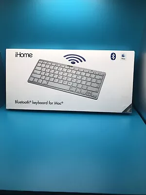 IHome Wireless Bluetooth Keyboard For MAC In Silver • $30