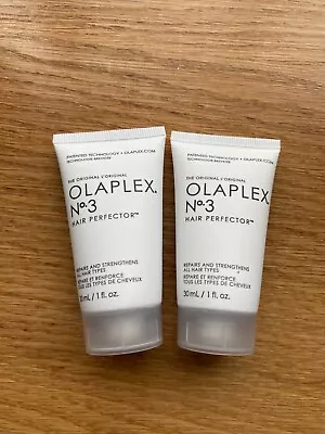 2 X Olaplex No. 3 Hair Perfector Repairing Strengthening Hair Treatment 30ml • £12.99