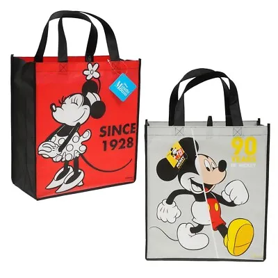 2 PC Disney MICKEY MOUSE MINNIE Tote Shopping Bags Party Treat Candy Gift Bags • $9.45