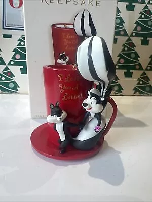 £19.99 • Buy Love You A Latte Christmas Hallmark Keep Looney Tunes Pepe Le Pew Ornament NIB