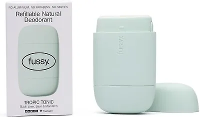 Deodorant Refillable  Lime & Mandarin - Fussy Natural • £12.99