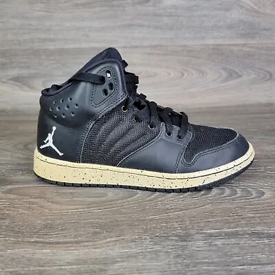 Jordan I Flight 4 Prem BG Sneakers Youth Size US 4.5 Y Black Hi Top Shoes • $23.75