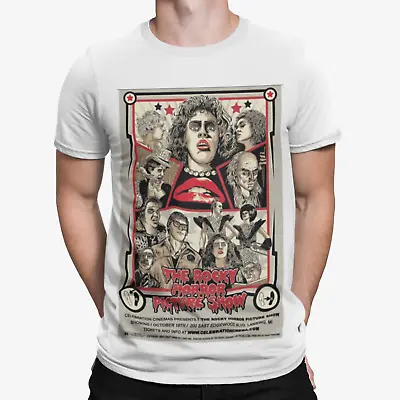 £7.99 • Buy Rocky Horror Poster T-Shirt  - Retro Action Film Gangster 80's 90's Movie Cool