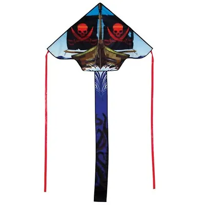 $19.99 • Buy Delta Kids Kite Pirate Ship 45  X 84  + Line + Tails + Carry Bag R2F