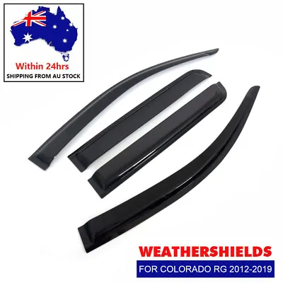 $49.99 • Buy New Weathershields Weather Shields Window Visor For Holden Colorado RG 2012-2019
