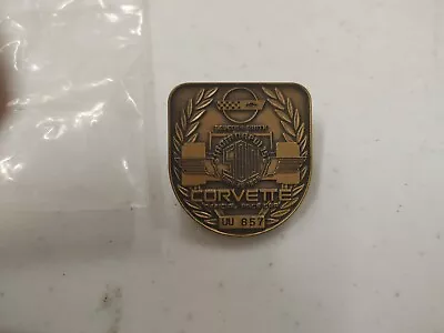 Indianapolis 500 Bronze Pit Badge 1995 Corvette Pacecar • $19.95