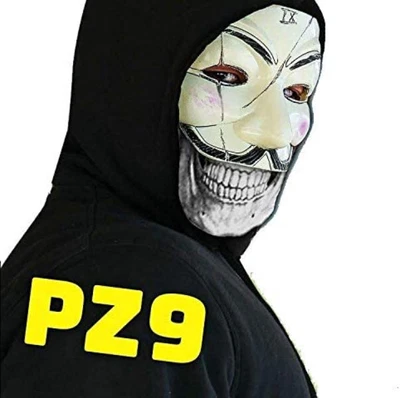 $29.97 • Buy V For Vendetta Hacker Mask Project Zorgo Halloween Cosplay Party Costume Masks