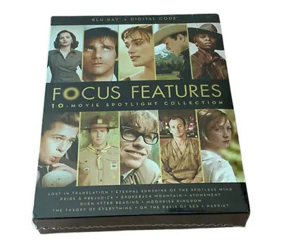 Focus Features 10 Movie Spotlight Collection Blu-ray Set Coen Brothers Coppola  • $68.99