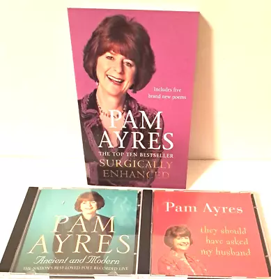 Box Of Delight Surgically Enhanced Book & Audio CD's X4 Pam Ayres Box Set VGC • £9.50