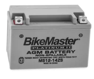 BikeMaster AGM 12V Platinum Battery For Yamaha VMX1700 V-Max 2009-2020 Grey • $85.46