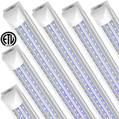 8 Pack T8 4FT LED Shop Light High Output 60W 6500K Ceiling Tube Light Fixtures • $106.66