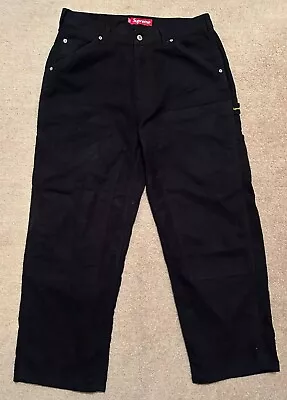 Supreme Moleskin Double Knee Painter Pant Black 32  Waist • £25