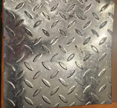 24x24 Diamond Plate Steel .023 Thick Shiny Finish • $39.95