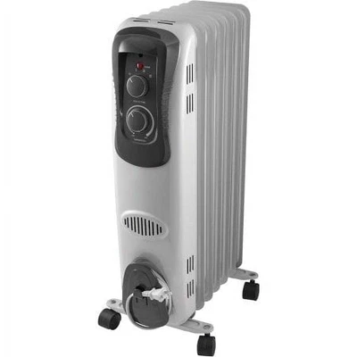 $66 • Buy Oil-Filled Radiant Electric Space Heater For Indoor Use Large Room W/ Thermostat