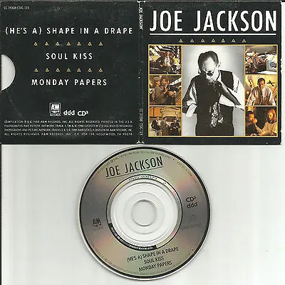 JOE JACKSON Shape In A Drape 2 LIVE MINI 3 INCH CD Single CD3 Preston TUCKER Car • $24.99