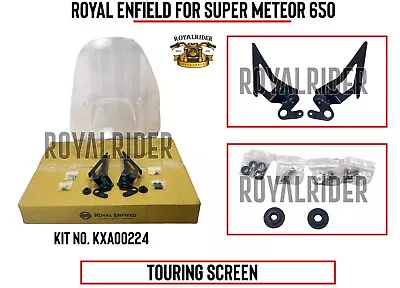 Fits Royal Enfield  TOURING SCREEN  FOR SUPER METEOR 650 • $98.10