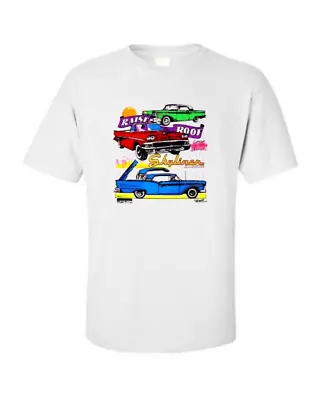 1958-1960 Ford Skyliner Retractable Classic Car T-shirt Single OR Double Print • $19.99