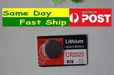 One Piece New Fresh CR2025 3 Volt Lithium Button Cell Battery Same Day Fast Ship • $3.98