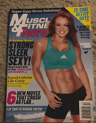 Muscle & Fitness Hers Nov/Dec 2012 Veronique Morin Cover Triceps Core & Shoulder • $3.99