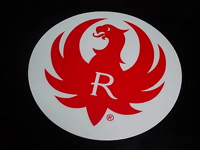  Ruger Logo Sticker Decal- Red 4  Round • $2.75