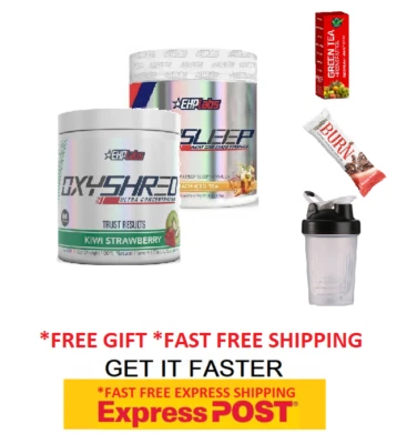 $119.98 • Buy Ehplabs Oxyshred And Oxysleep Thermogenic Weight Loss Fat Burning 