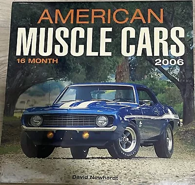 American Muscle Car Calendar 12x12 2006 • $25.97