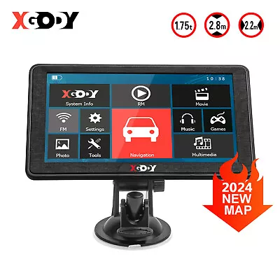 XGODY 7 Inch GPS Navigation For Car Truck Van 2024 Australia & New Zealand Maps • $76.56