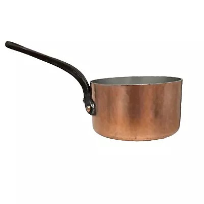 Vintage French Copper Saucepan With Brand New Tin Lining. 3mm Thick (A91) • $272.12