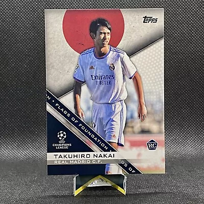 Takuhiro Nakai 2021-22 Topps UEFA Champions League Flags Of Foundation RC #FF-02 • $3.99