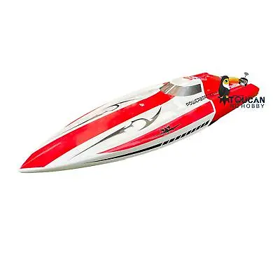 E26 Prepainted Red Electric Racing KIT RC Boat Hull W/o Electric Spare Parts • $379.55