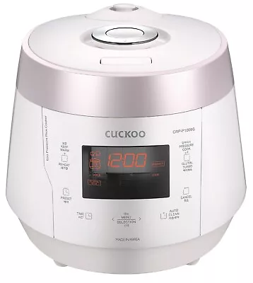 CUCKOO 10-Cup HP Pressure Rice Cooker (CRP-P1009S) Pink- [Official Store] • $499.99