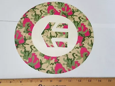 VTG 90's ETNIES SHOES RYAN SHECKLER PINK CAMOUFLAGE NOS SKATEBOARD DECK STICKER • $14.99