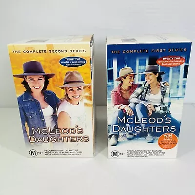 😇 McLeods Daughters Season 1 & 2 VHS Episodes 1-44  10 Video Tapes M15+ Series • £21.66