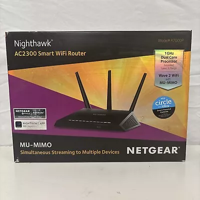 NETGEAR Nighthawk R7000P AC2300 Smart WiFi Router (FREE SHIPPING) RRP $329 • $259