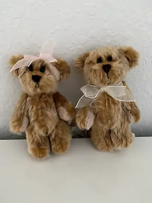 Little Teddy Bears  Elisabeth & Harry  By Bukowski Design Pair Of 2 • $11.99