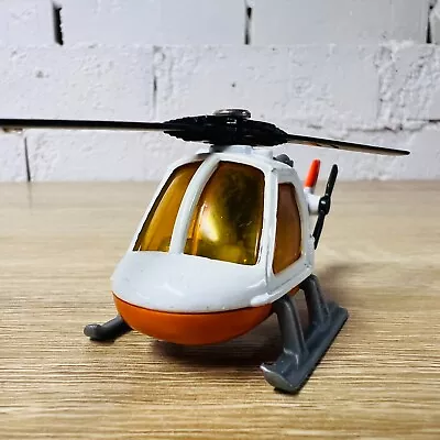 Rescue Helicopter 1982 MB75 White Orange Black Lettering 1984 MINT • $14.95