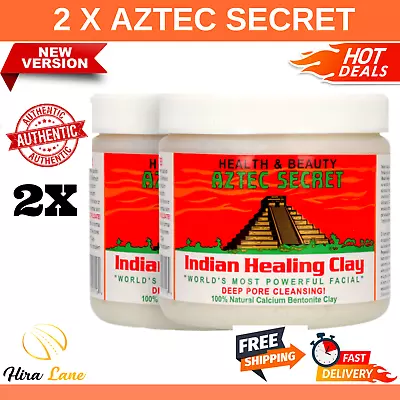 $27.86 • Buy Aztec Secret Indian Healing Clay -Genuine Facial Deep Pore Cleansing Mask 454g