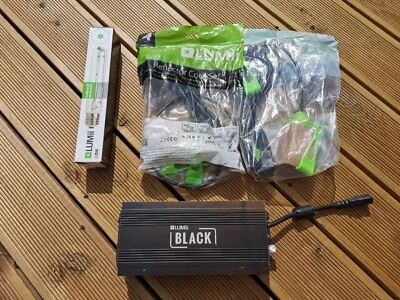 £49.97 • Buy LUMii 600W Black Ballast & Sublaster Auto Bulb & 2 Reflector Cord Sets