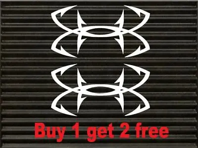 Under Armour Fishing Hooks - Car/SUV/Truck/Boat Vinyl Die-Cut Decal/Sticker IPad • $8.95