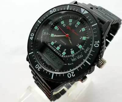 $422.28 • Buy Alfa Romeo Analog Digital LCD Car Accessory Military Design Chronograph Watch