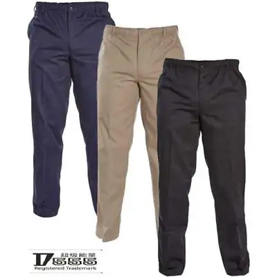 D555 Mens Quality Basilio Rugby Elasticated Waist Leisure Trousers BNWT 34- 60 • $22.40