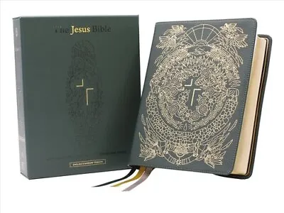 Jesus Bible Artist Edition ESV Genuine Leather Calfskin Gre... 9780310461807 • £120