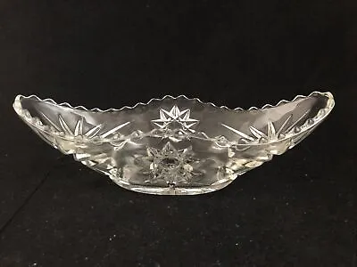 Vintage Anchor Hocking Banana Split Gondola Boat Dish Star Of David • $9.99