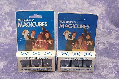 Westinghouse Magicubes 2 Packs Of 3 Flash Cubes Or 24 Flashes • $9.95